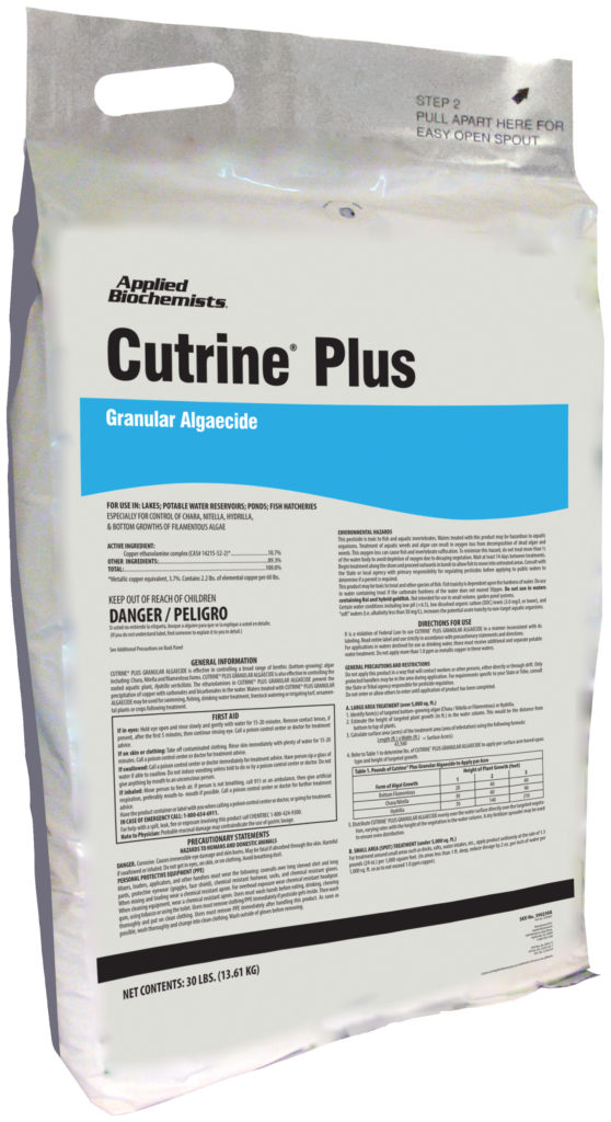 Cutrine Plus Granular Algaecide 30LBS