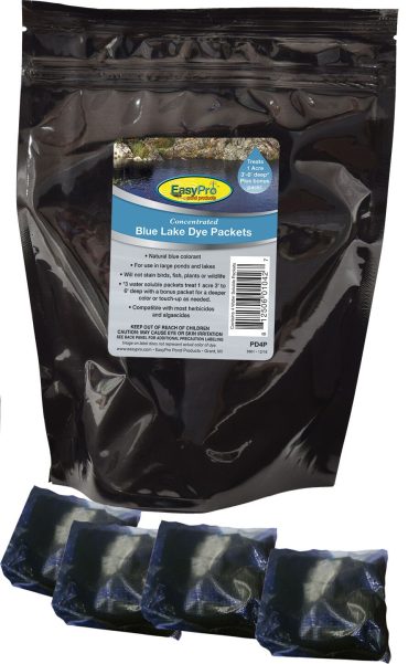 Concentrated Powder Pond Dye Blue- 4 Pack Pouch