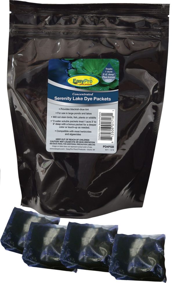 Concentrated Powder Pond Dye Serenity – 4 Pack Pouch